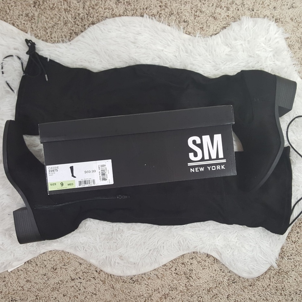 SM New York Tall Over The Knee Boots NWT Size 9 - Picture 3 of 8
